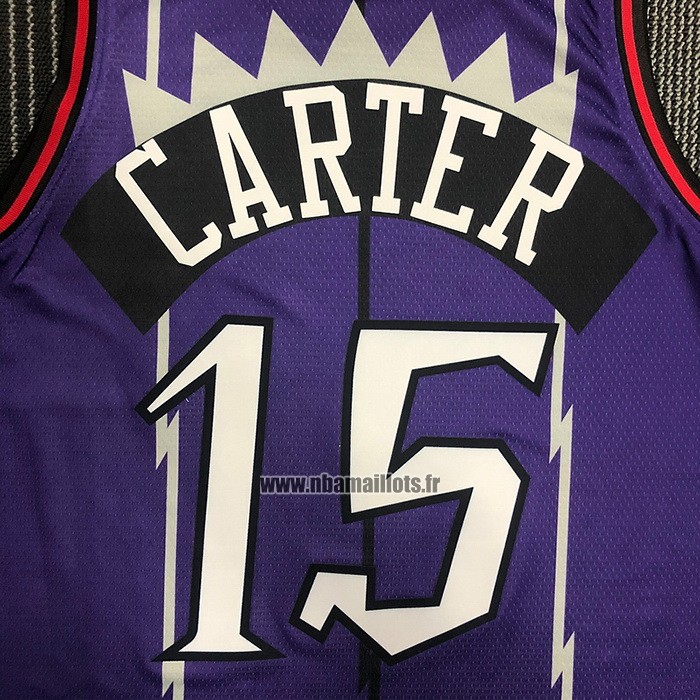 Maillot Tornto Raptors Vince Carter NO 15 Classic Edition Volet